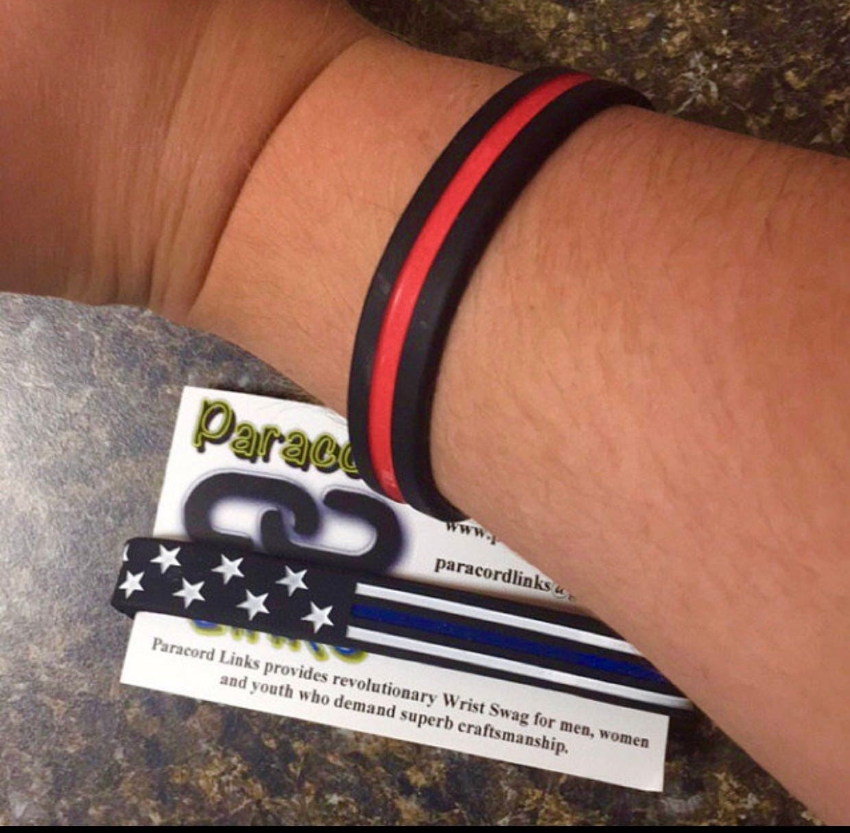 Thin Red Line Silicone Bracelet CHILD SIZE Etsy