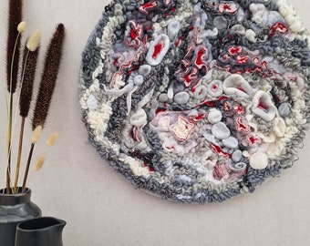 Nature inspired wall hanging &quot;Lichen III&quot;