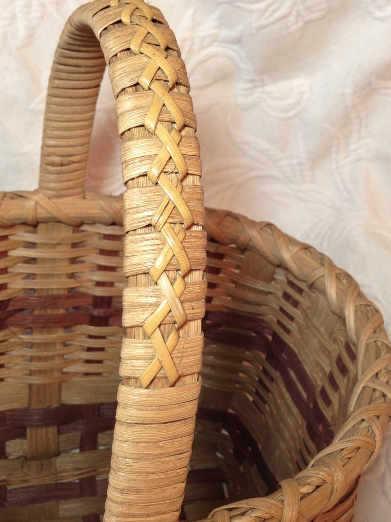 Handwoven Market Basket Etsy