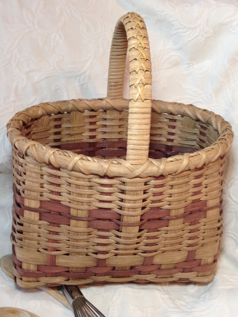 Handwoven Market Basket Etsy