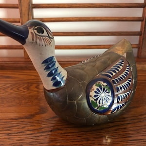 Tonala Brass Mallard Duck