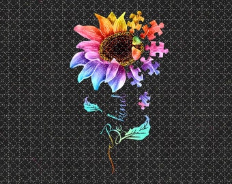 Download Autism Sunflower Svg Etsy
