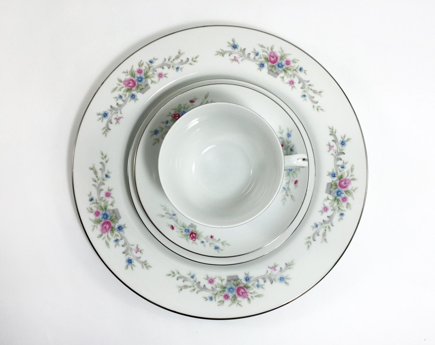 Florenteen Fantasia Fine China Dinnerware Set // Florentine Etsy