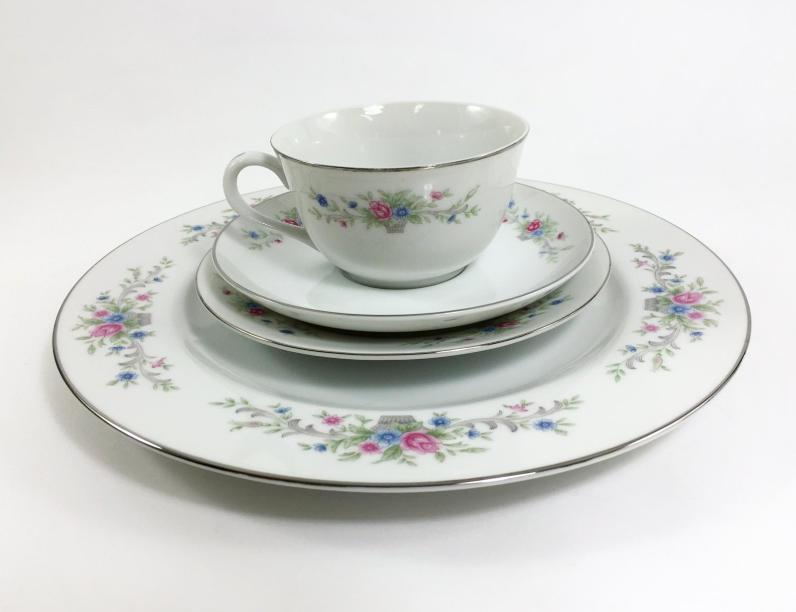 Florenteen Fantasia Fine China Dinnerware Set // Florentine Etsy