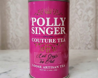 Polly Singer Tea| Loose Tea| Earl Grey Tea | Black Tea | Mood Enhancing | Vanilla | Bergamot | Artisan Tea | Earl Grey’s Top Hat Tea