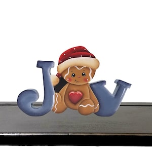 Gingerbread Joy Fridge Magnet or Shelf Sitter #359
