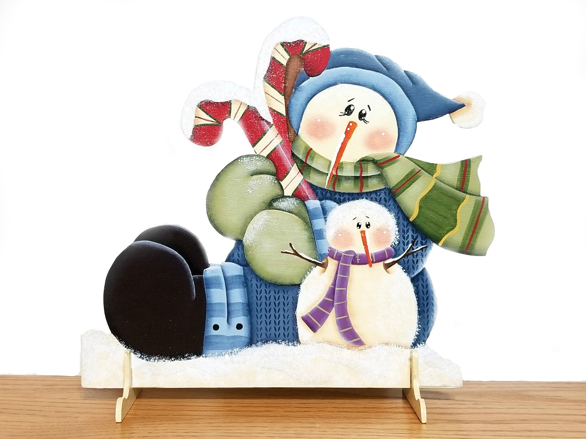 Snowman Shelf Sitter Winter Decorations Winter Decor Etsy