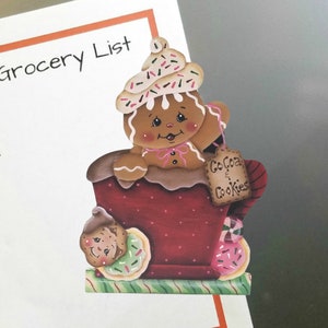 Cup of Cocoa Magnet or Shelf Sitter #183