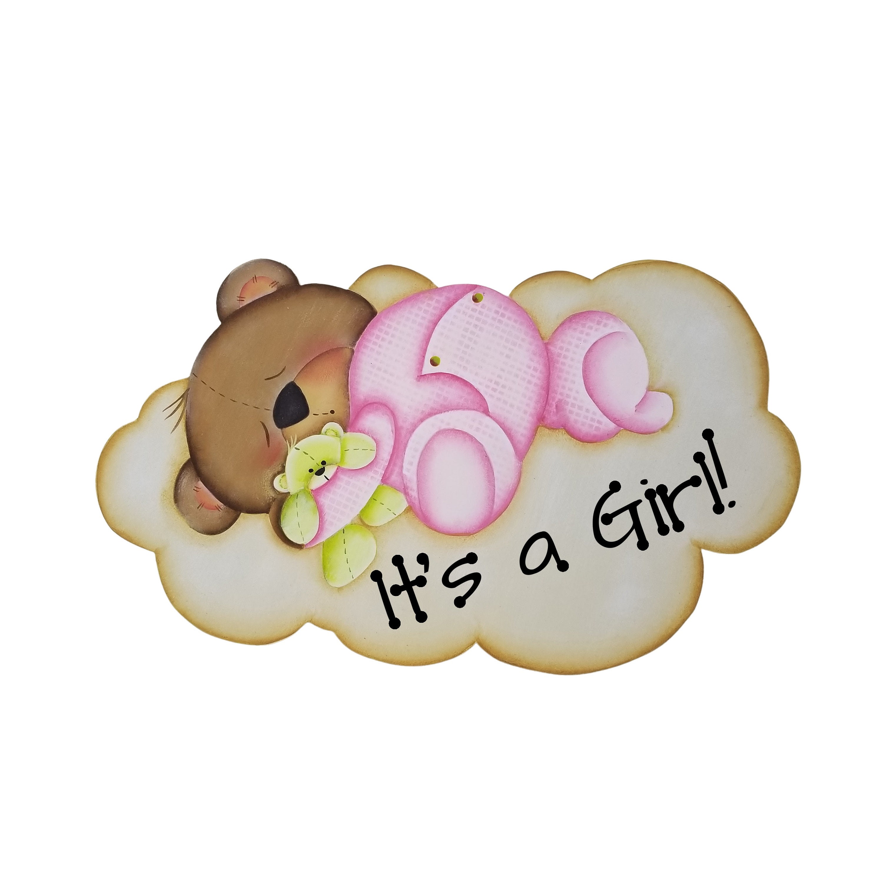 Personalized Hand Painted Baby Wall Hanging for Nursery 700 Etsy