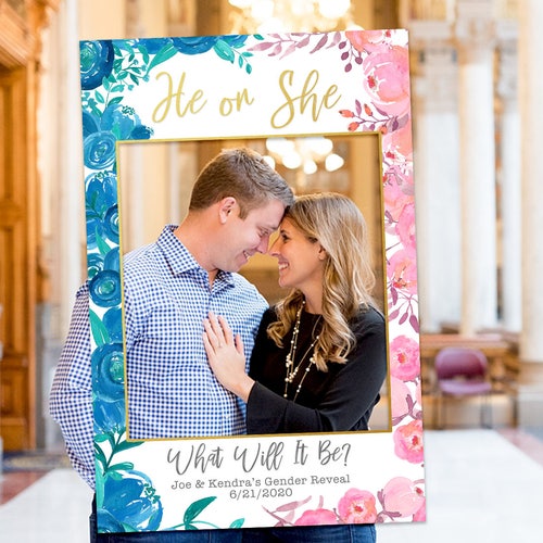 Baby Shower Photo Booth Frame Baby Shower Picture Frame Etsy