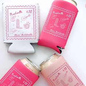 Personalized Austin Texas Bachelorette Party Can Coolers | Custom Last Rodeo Bachelorette Can Cooler | Party Favors | Nashville Cowgirl