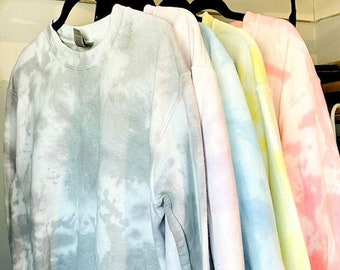 Tie dye sweatshirt etsy clearance