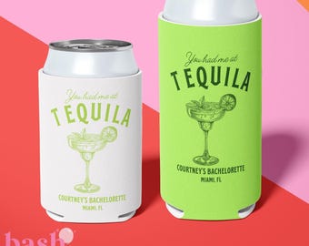 Margs and Matrimony Bachelorette Can Cooler | Custom Can Cooler | Beach Bachelorette Party | Scottsdale, Cabo, Tulum | Custom Party Favors