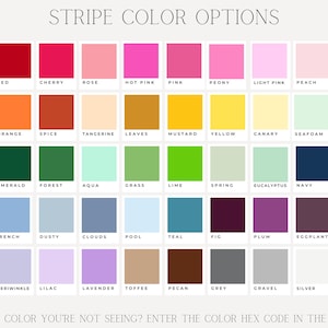 a grid of various color options, including shades of red, pink, peach, and more, arranged in a visually appealing manner.