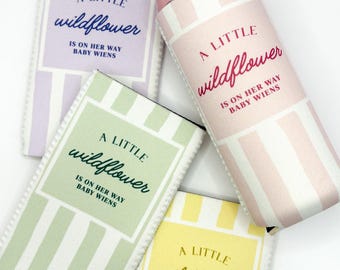 Baby In Bloom Baby Shower Can Coolers, Wildflowers Baby Shower Huggies, Baby In Bloom Baby Shower Decorations, Floral Baby in Bloom