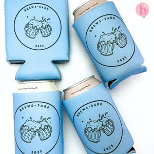 Brews Before I Do Bachelor Party Can Cooler | Beer Bachelor Party | Brewery Bachelor Party | Bachelor Party Favor | Groomsman Gift