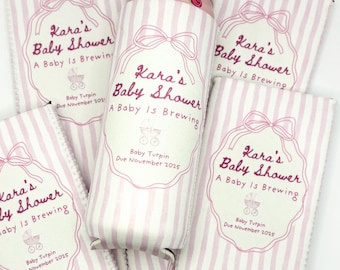 Anpassad Café Bebe Baby Shower Baby brygger kaffe-tema Duschburkkylare Dekor Paris Café Shower Kärlek brygger dusch