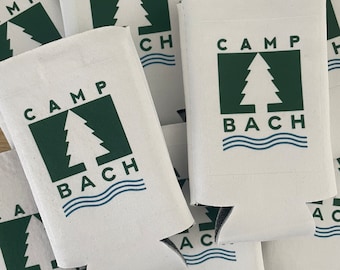 Camp Bachelorette Slim Can Coolers | Camping Bridal Party Shirts | Mountain Outdoor Bachelorette | Bachelorette Party Favors Gifts | Lake