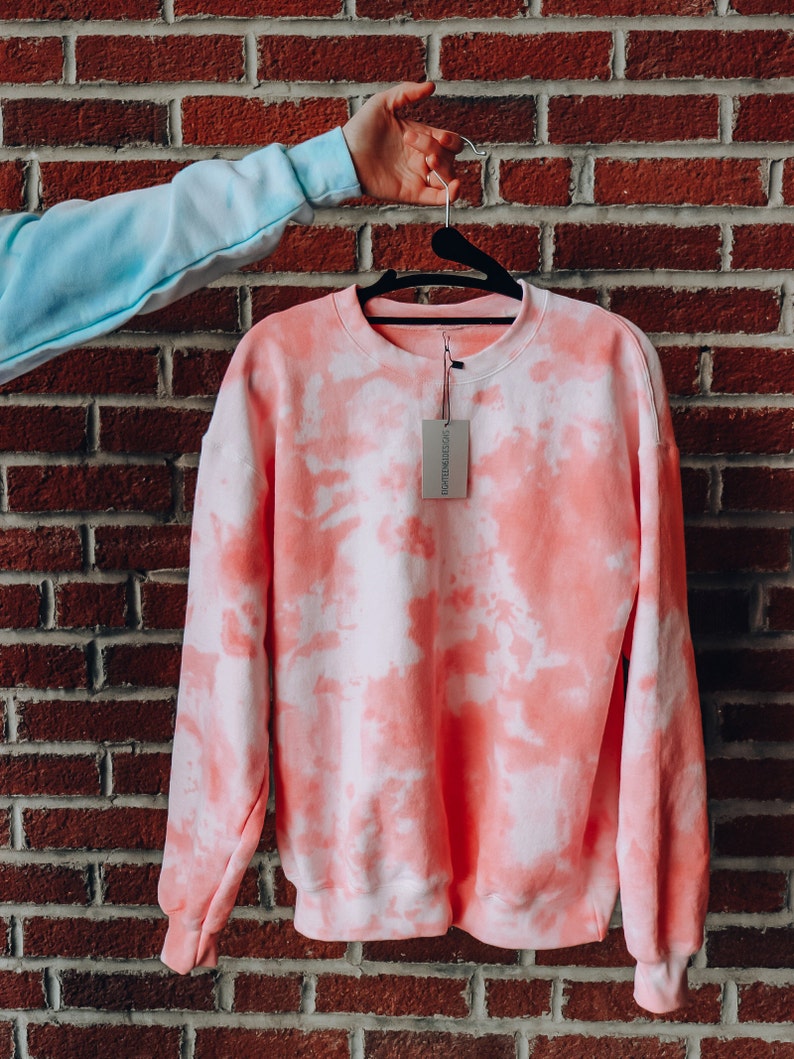 Tie-Dye Crewneck Sweatshirt Tie-Dye Sweatshirt Sweatpants | Etsy