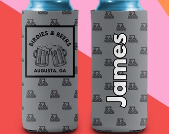Golfing Bachelor Can Cooler | Let's Par-tee Bachelor Party | Final Swing Custom Can Cooler | Birdies and Beers | Groomsmen Party Favors
