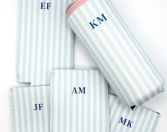 Monogram Slim Can Cooler | Custom Initial - Bridesmaid Proposal Party Favor