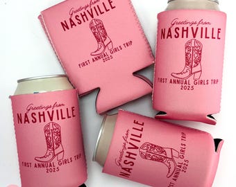 Personalized Last Rodeo Bachelorette Can Coolers | Country Bachelorette Favors | Bachelorette Party |  Can Coolers | Texas Nashville