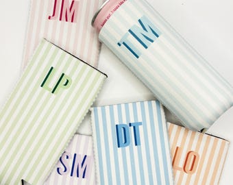 Monogram Slim Burk Cooler Personligt Namn Möhippa Favorit Grandmillennial Slim Burk Cooler Anpassad Bröllopsfest Gåva Brudtärneidé