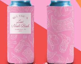 Personalized Nash Bash Bachelorette Can Cooler | Custom Western Cowgirl | Nashville Last Rodeo Bachelorette | Western Nash Bash