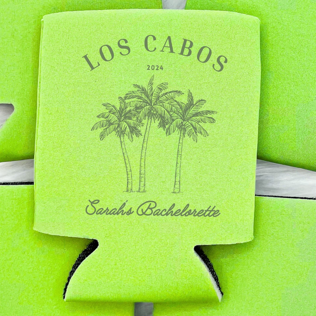 Personalized Mexico Bachelorette Can Cooler | Custom Can Cooler ...