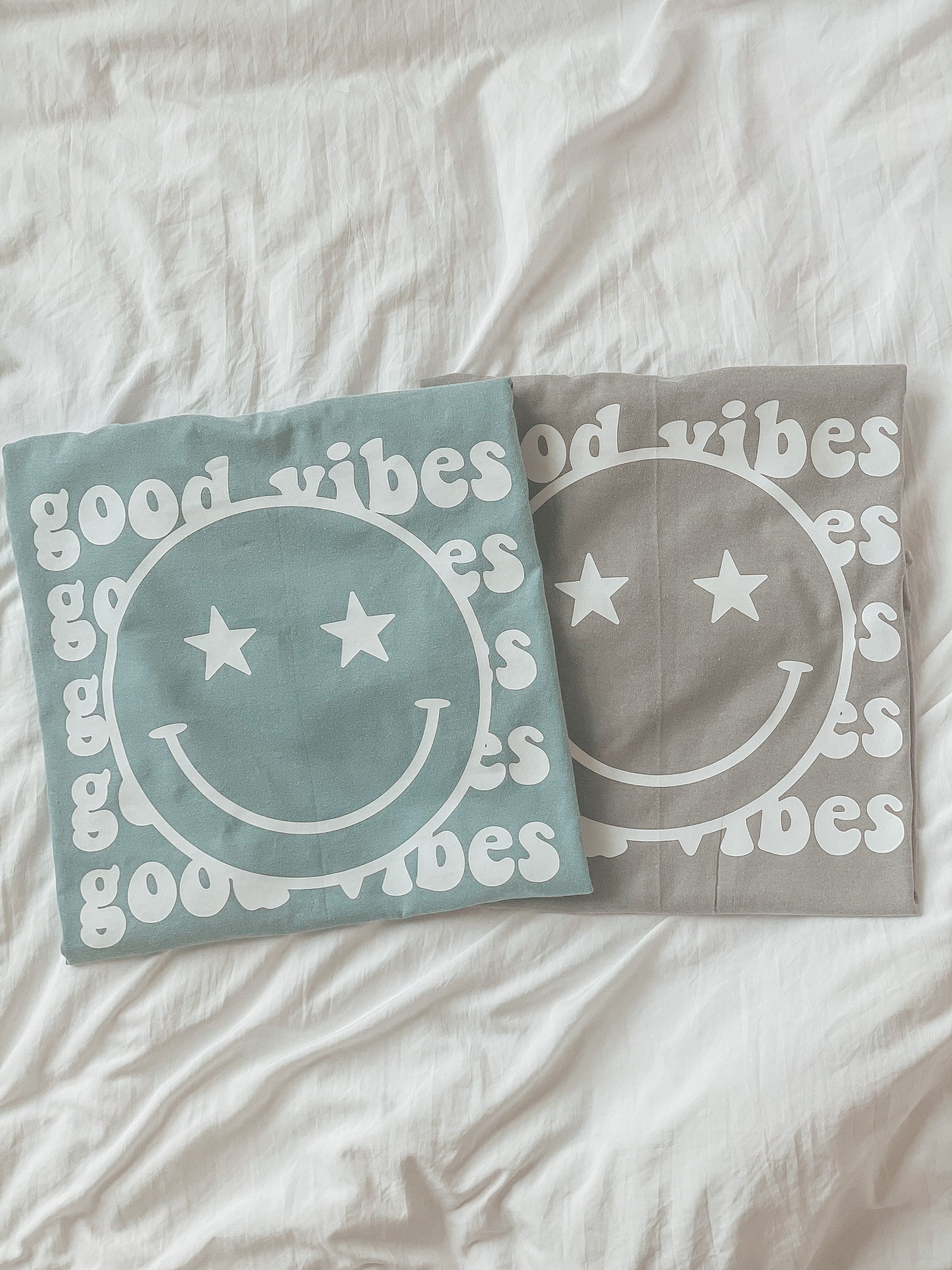 Good Vibes Shirt | Comfort Colors Comfy Tee | Sunshine | Smiley T-shi…