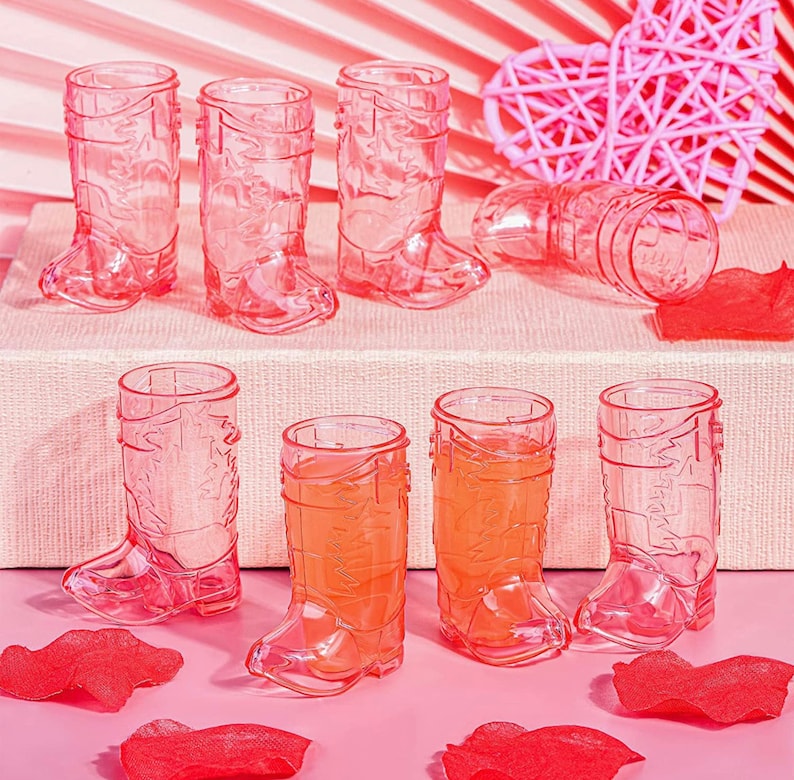Cowgirl Boot Shot Glasses Bachelorette Party Favors Disco Etsy Australia