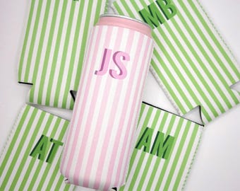 Monogram Slim Burk Cooler Personligt Namn Möhippa Favorit Grandmillennial Slim Burk Cooler Anpassad Bröllopsfest Gåva Brudtärneidé
