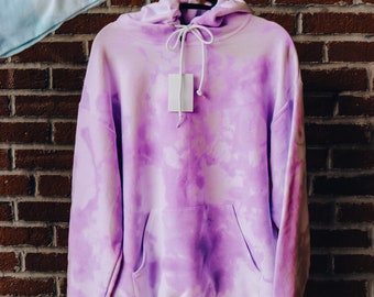 Green tea tie dye hoodie