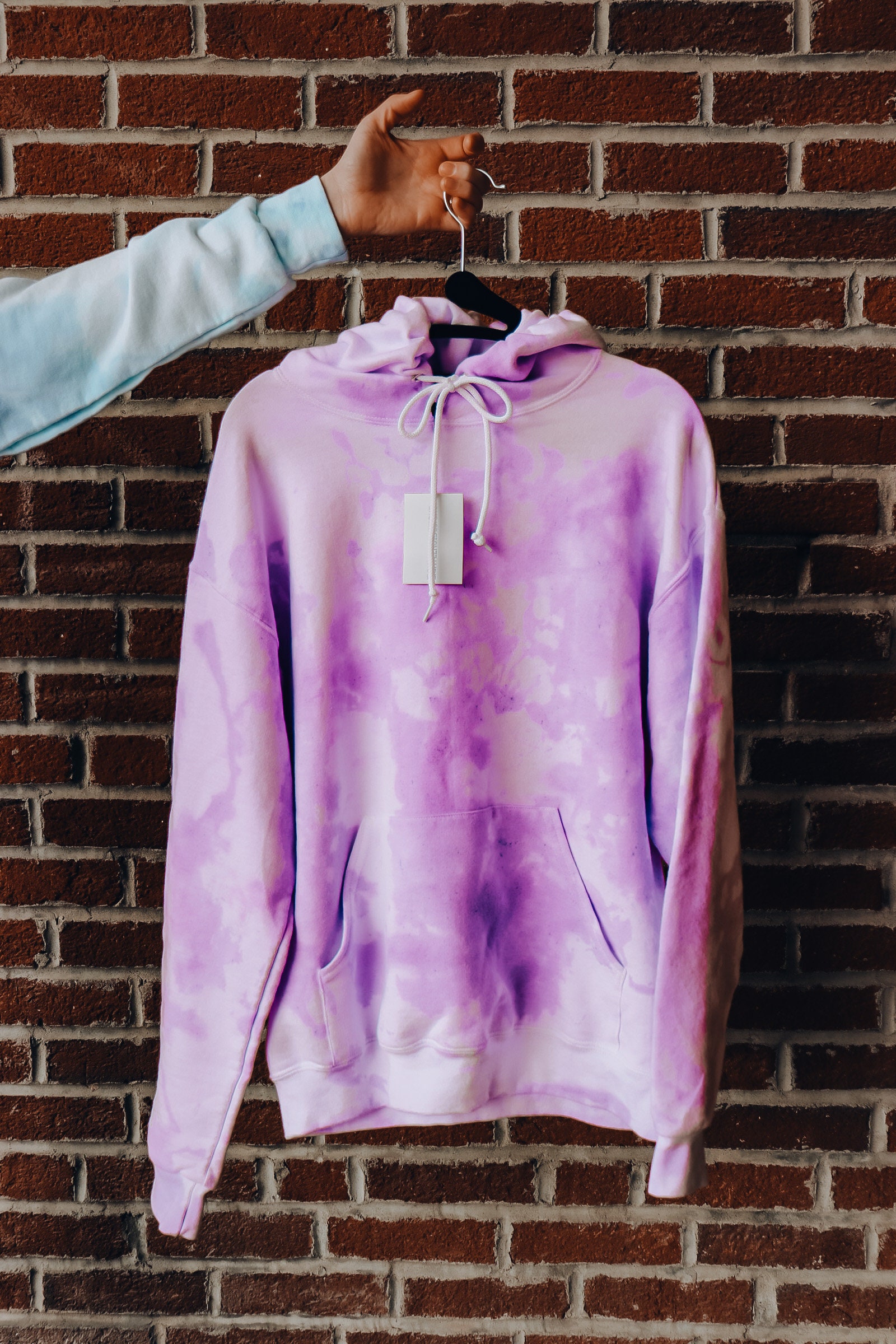 Pink and purple tie dye sweatshirt Clearance