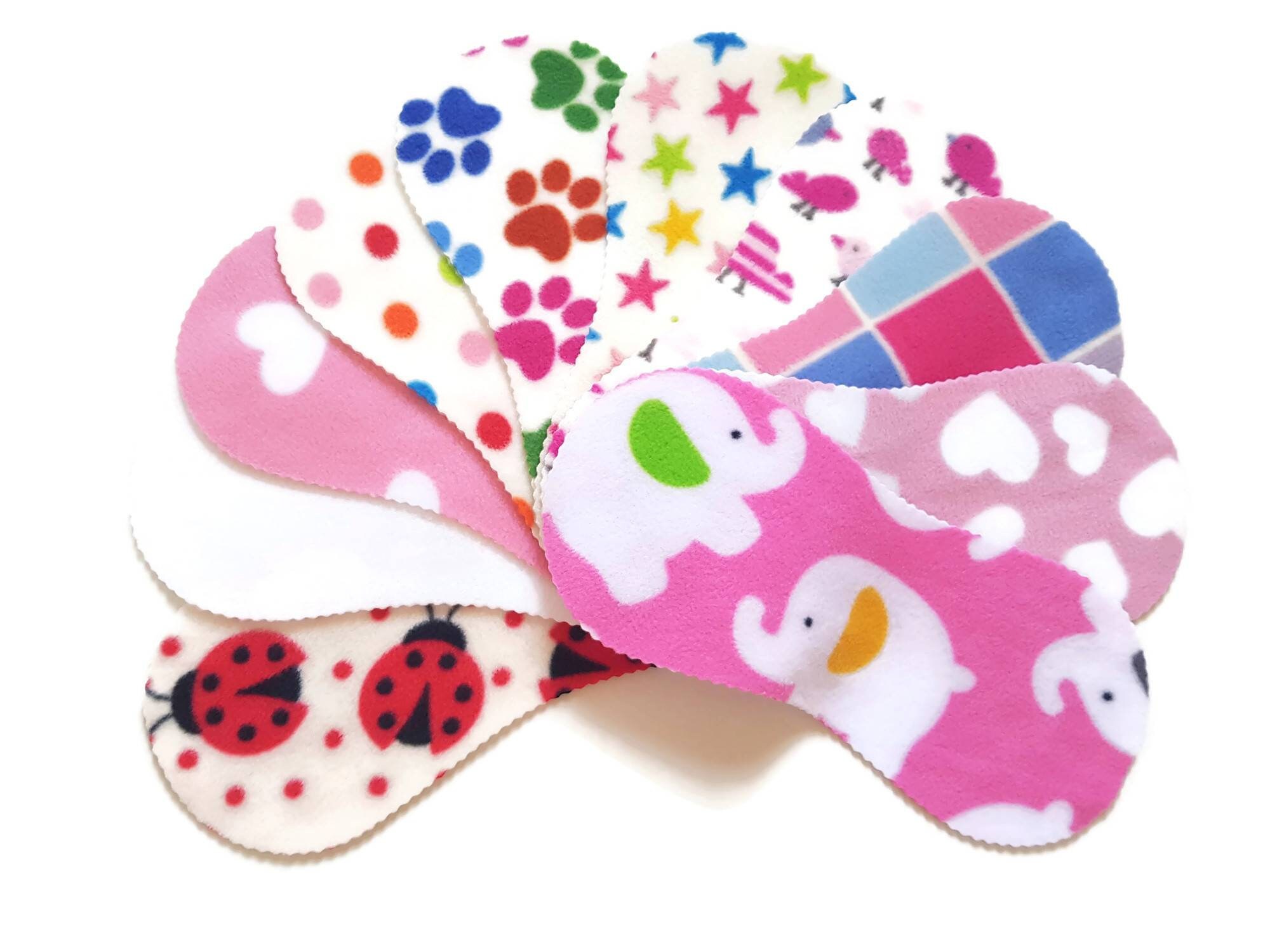 Fleece Nappy Liners Reusable & Washable For Cloth Nappies x10 Etsy