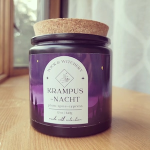 Krampusnacht | Wood Wick Candle | Plum & Spice