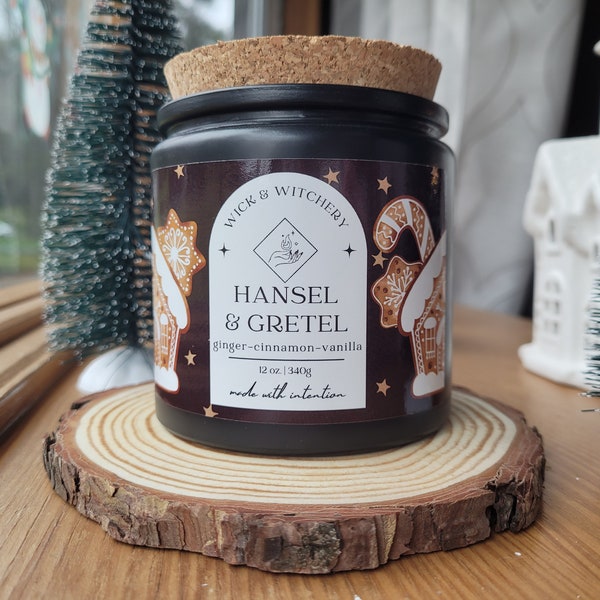 Hansel & Gretel | Wood Wick Candle | Gingerbread