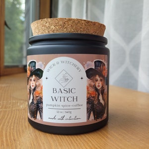 Basic Witch | Wood Wick Candle | Pumpkin Spice Latte
