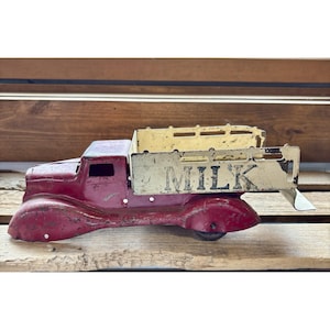 Vintage Toy Milk Trucks - Etsy