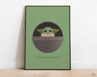 Baby Yoda Poster PDF Version