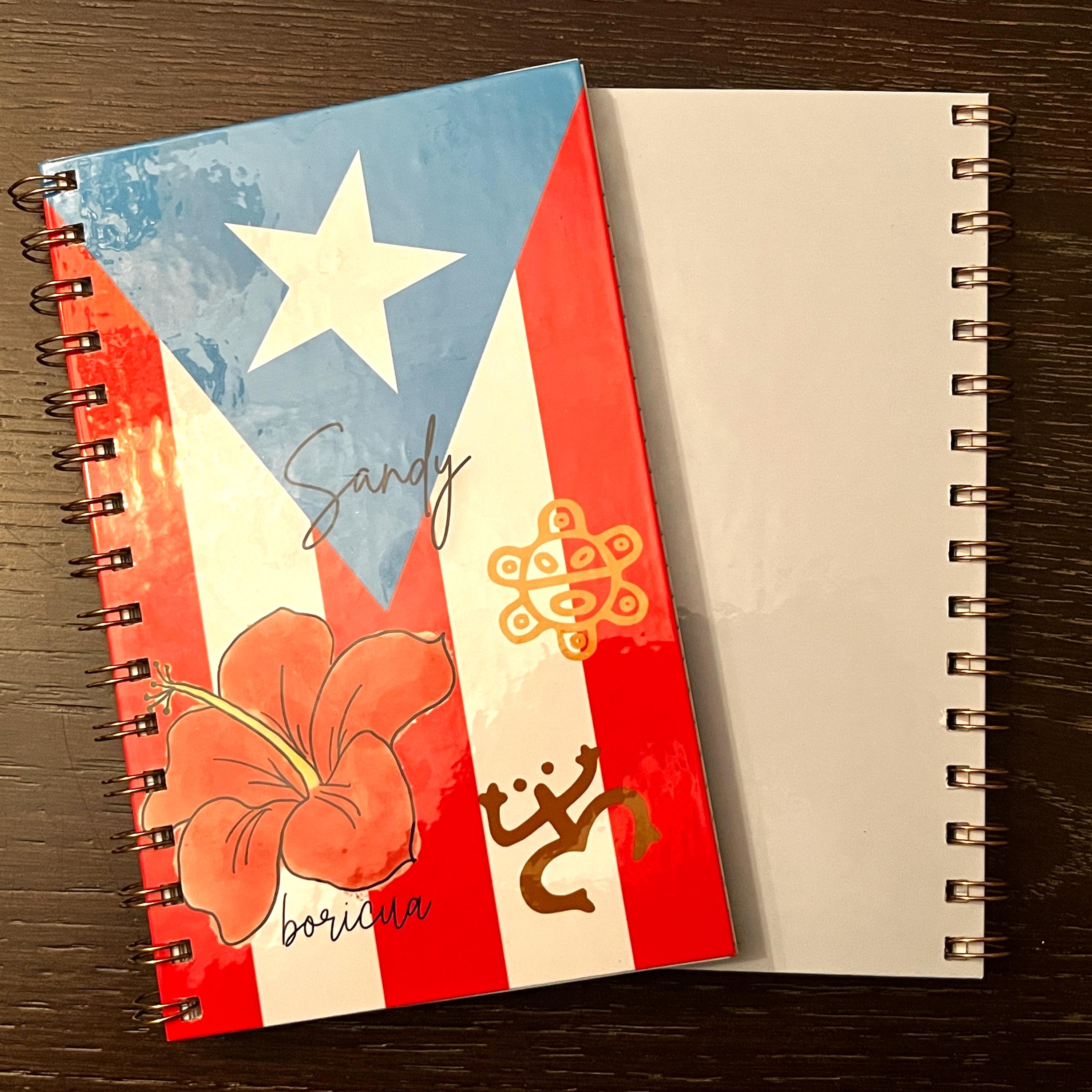 5x8 Personalized Puerto Rico Notebook - Etsy