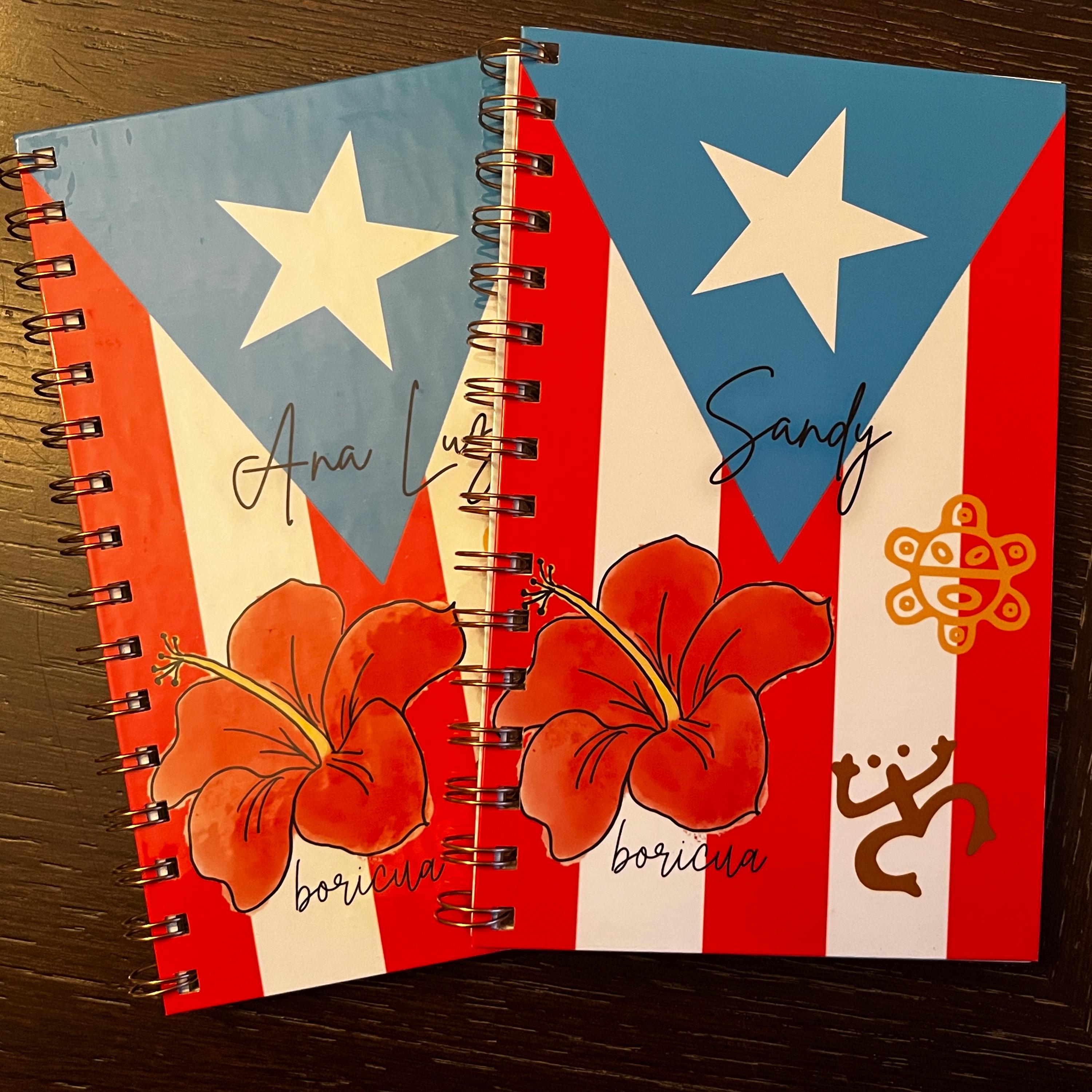 5x8 Personalized Puerto Rico Notebook - Etsy
