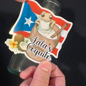 Puerto Rico Coquito-labels - aangepast met gratis verzending - LEES de beschrijving voordat je koopt.