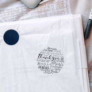Thank You Languages Stamp for Business Packages, Thank You Different