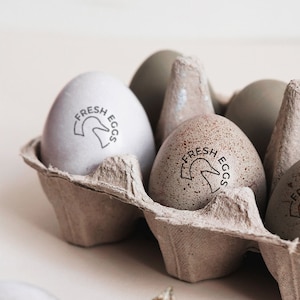 Mini sello huevo de pato, sello para marcar huevos de pato, sello para personalizar huevos, sello para cooperativa de huevos, sello granja