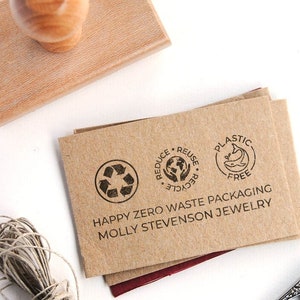 Aangepaste eco-verpakkingsstempel met recyclebare pictogrammen, stempel recyclebare pictogrammen, aangepaste verzendstempel, aangepaste recyclebare doosstempel, milieuvriendelijk