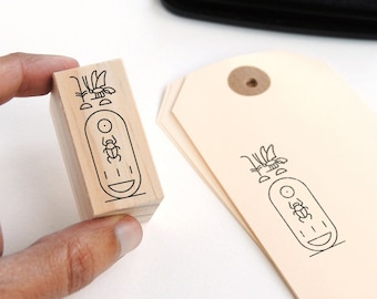 Egyptian Tutankhamun Pharaoh cartouche hieroglyphs rubber stamp, Travel journal decor, Egyptian symbols for DIY crafts, Scrapbooking stamp