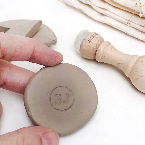 Custom Mini Pottery Stamp for Clay Etsy