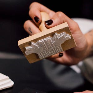 Sello personalizado LOGOTIPO talla M, sello personalizado empresa, sello logotipo personalizado, sello mediano personalizado, sello logotipo