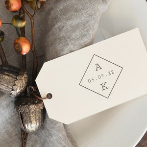 diamanten monogram huwelijksstempel, diamanten monogram bewaar deze datumstempel, monogram bruiloft logostempel, diamanten initialenstempel, initialenstempel